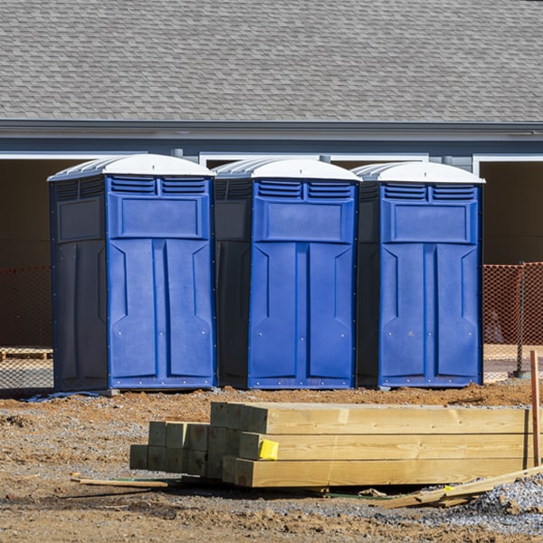 what is the cost difference between standard and deluxe portable restroom rentals in Pleasant View